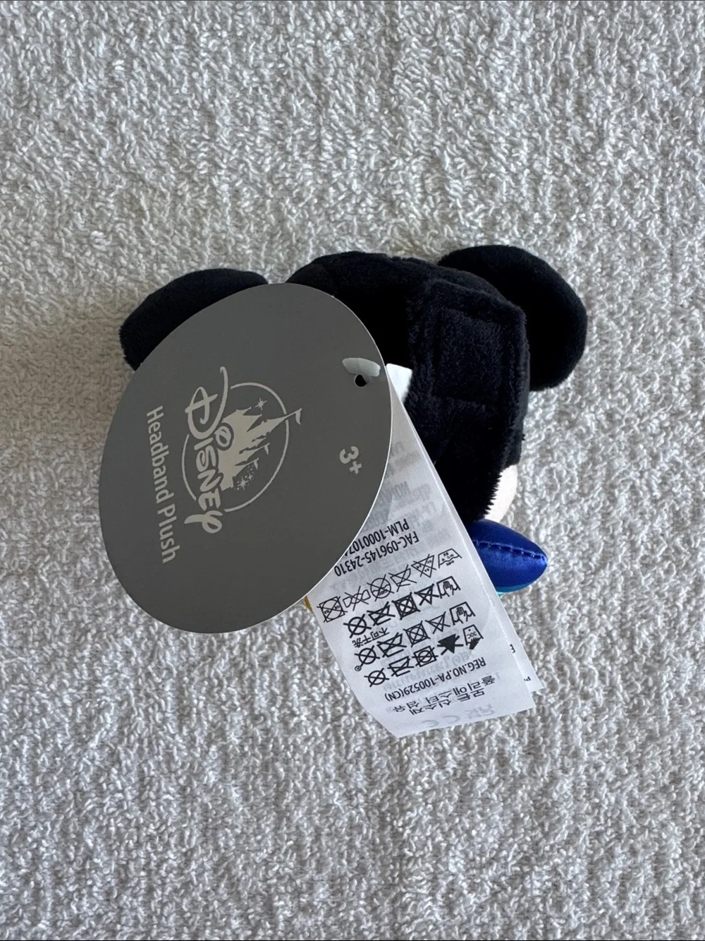 Disney Disneyland Resort 70th Anniversary Headband Plush Mickey Mouse Accessory